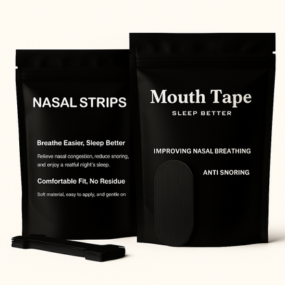 The Sleep Set (Mouth Tape + Nasal Strips)